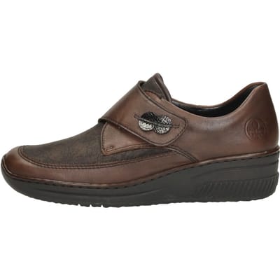 Rieker Instappers - Dames - Bruin - Maat:36