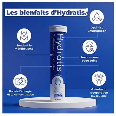 Hydratis Hydratatieoplossing 20 Bruistabletten (Aroma : Kokosnoot)