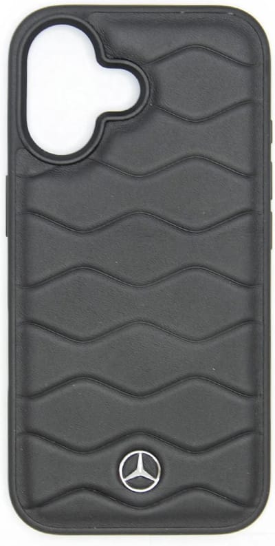 Mercedes-Benz-iPhone 16-Backcover hoesje-Waves-Zwart