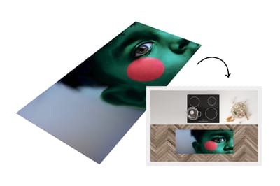Keukenloper - Loper keuken - Vlag van Bangladesh - 120x50 cm - Keukenloper vinyl