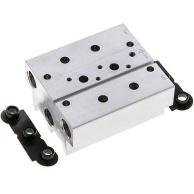 6xG1/4'' Manifold 2-Stations Festo 576417 VABM-B10-20S-G14-2