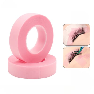 2 Stuks Rollen micropore wimpertape – Wimperverlengingsband - Ademend micropore weefsel – Wimperband - Wimpermake-up accessoires - LOUZIR