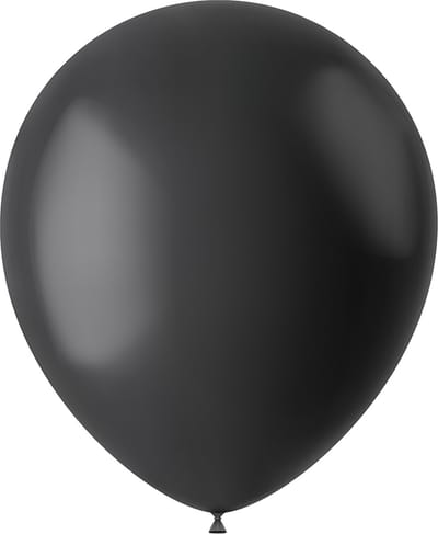 Folat - ballonnen Midnight Black 10 stuks