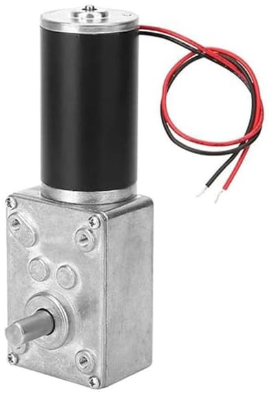 24V Worm Gear Motor met 40RPM, Hoge Draaisnelheid, Reversibele 8mm As voor Elektrische Toepassingen en Vervangingen