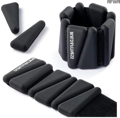 RFWR® Verstelbare Pols- en Enkelgewichten voor Training - Set van 2 - Ideaal voor Hardlopen, Yoga, Pilates en Aerobics