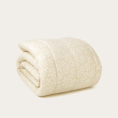 HappyBed Dekbed zonder overtrek 200x200 - 100% Katoen - Wasbaar Dekbed - Bedrukt dekbed zonder hoes - Hoesloos Dekbed - Tweepersoonsdekbed - Sand Drift