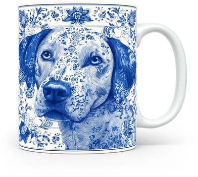 Mok Kuvasz Beker voor koffie of tas voor thee, cadeau voor dierenliefhebbers, moeder, vader, collega, vriend, vriendin, kantoor, opa, oma, hond, kerst, sinterklaas, verjaardag