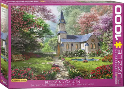 Eurographics - Bloeiende Tuin [Blooming Garden] - Dominic Davison - 1000 stukjes 68×48cm (b×h) - Legpuzzel