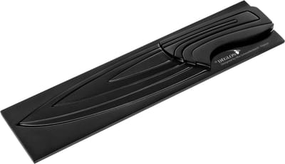 Déglon 4-delige messenset – anti-adhesieve teflon coating – roestvrij staal – zwart – modern design