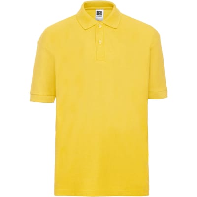 Russell Kinder/Kinder Piqué Poloshirt (Geel)
