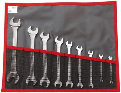 Set Vorksleutels - Dubbele Steeksleutels - Mechanisch Klussen - Fijne Vorken Betere Toegang - 8 Delig - Zilver