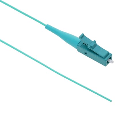 BeMatik - MM LC/PC OM3 glasvezel pigtail-kabel 2m turquoise kleur