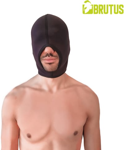 Brutus - Neoprene Blind Face Fucker Hood - Zonder Oogopeningen - Zwart