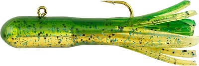 Zachte Vis Aas - Kunstaas Tubes - Forel Vissen - Voorgemonteerd - 10 gram - Groen