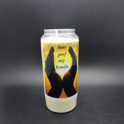 Noveenkaars Spreuk 008 - 6 dagen brander (5 stuks)