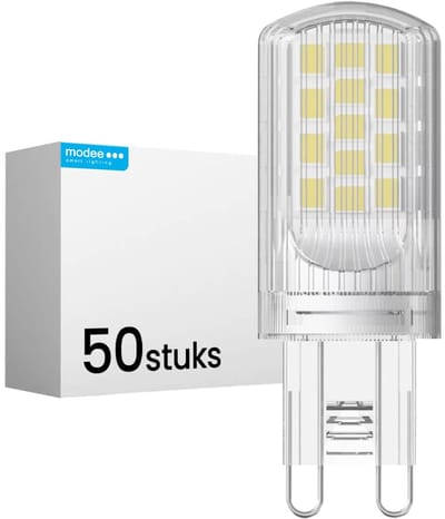 Modee LED Lamp G9 - 4.2W 2700K 470lm 230V - LED Lamp insteek - Warm Wit - 50 stuks