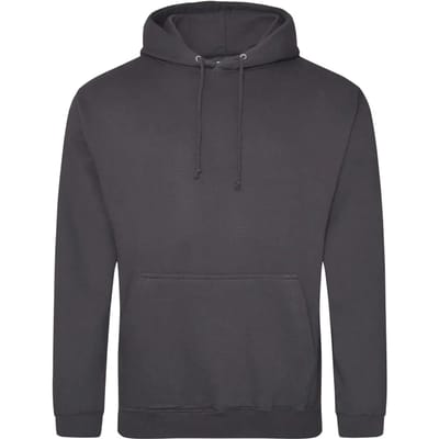 Just Hoods College Hoodie JH001 - Storm Grey (Solid) - L