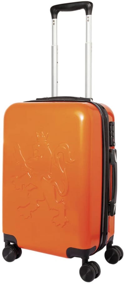 Handbagage Koffer 54 cm – IATA Formaat – Cabin Trolley 32,5 x 19 x 54 cm – Reiskoffer met TSA Cijferslot en 360° Dubbele Wielen – Geschikt voor Handbagage – Oranje