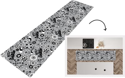 Keukenloper - Loper keuken - Bloemen - Patronen - Quotes - 200x50 cm - Keukenloper vinyl