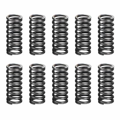 Drukveer Set - Verenstaal Veren - Industrieel Gebruik - 65Mn Verenstaal - 0.6x8x25mm - Zilver