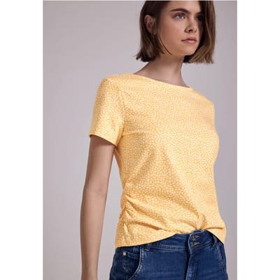 Shirt met ruguitsnijding