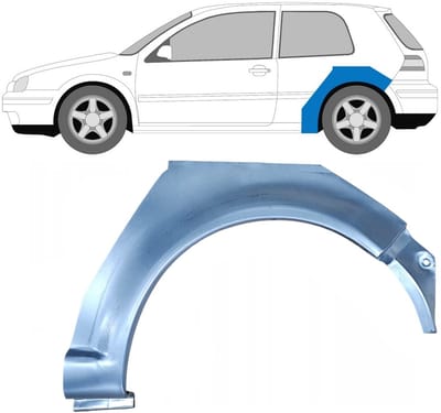 Reparatiepaneel achterspatbord voor Volkswagen Golf 4 1997-2006 / Links
