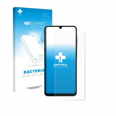 upscreen - Screenprotector voor Samsung Galaxy F07 - Folie Beschermfolie transparant antibacterieel