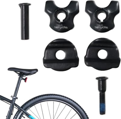 Zadelpen Klem - Adapterclip Fietszadel - Fiets Zadel Bevestigen - Voor Ronde & Ovale Bogen - 7x7mm en 7x9mm - Meerkleurig