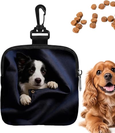 Hond Training Treat Pouch - Puppy Voedsel Zak - Hondentraining Buiten - Snelle Snack Toegang - 14 x 13 cm