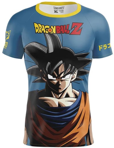 Otso Dragon Ball Z Goku T-shirt Met Korte Mouwen Blauw XL Man