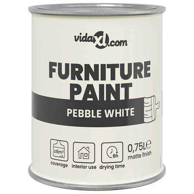 Peinture Meuble Blanc 0,75 L Texture Murale