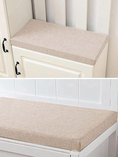 Tuinkussen Bank - Zitkussen Buiten - Comfortabel Zitten - Antislip Bodem - 100 x 40 cm - Beige