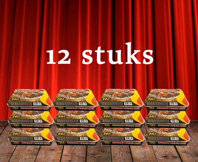 THM Instant Barbecue 12 stuks – Wegwerp BBQ, grillvlak 27×22 cm – binnen 20 min gebruiksklaar – ideaal voor picknick & camping