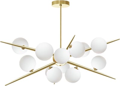 Toolight App998-12Cp Hanglamp Goud 65X70X90Cm