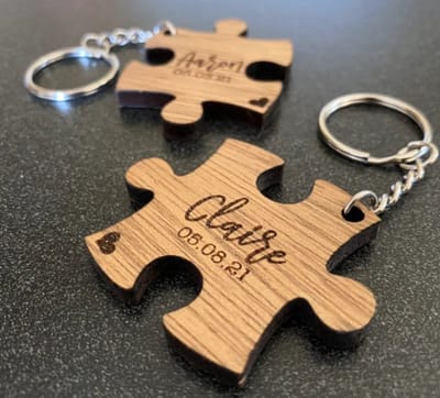 gepersonaliseerde sleutelhanger/valentijn cadeau voor haar/ valentijn cadeau voor hem/ verjaardag cadeau voor hem/ verjaardag cadeau voor haar/ houten sleutelhanger/ gepersonaliseerde cadeau/puzzel sleutelhanger