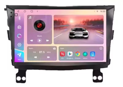 Navigatiesysteem auto met scherm - autoradio geschikt voor CarPlay en Android auto - bluetooth radio - geschikt voor SsangYong Tivoli 2015-2022