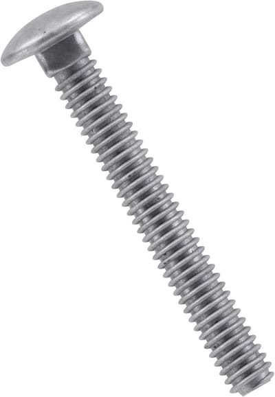 Slotschroef Verpakking - Draagbouten Set - Zware Bevestiging - Thermisch Verzinkt - 1/2 x 6 Inch - Zilver