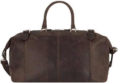 Harold's Toro Reistas Leder 52 cm met uitbreidingsplooi - braun