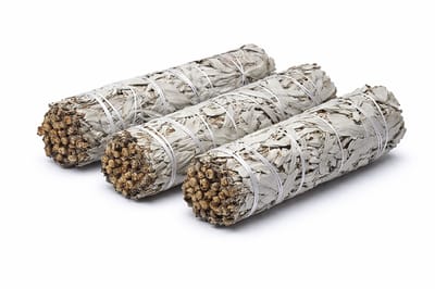 Witte Salie - smudge sticks - smudgen - reinigen - white sage - 3 stuks - 3x10cm