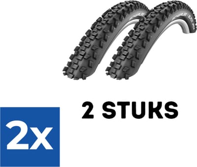 Fietsband - Buitenband - Set van 2 - Black Jack 18 x 1.90 (47-355) zwart - Voordeelverpakking 2 stuks