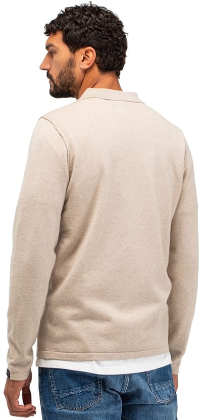 Butcher of Blue Clifton Polo Lt. Sand Maat: L | Sweaters Outlet | Heren | Beige