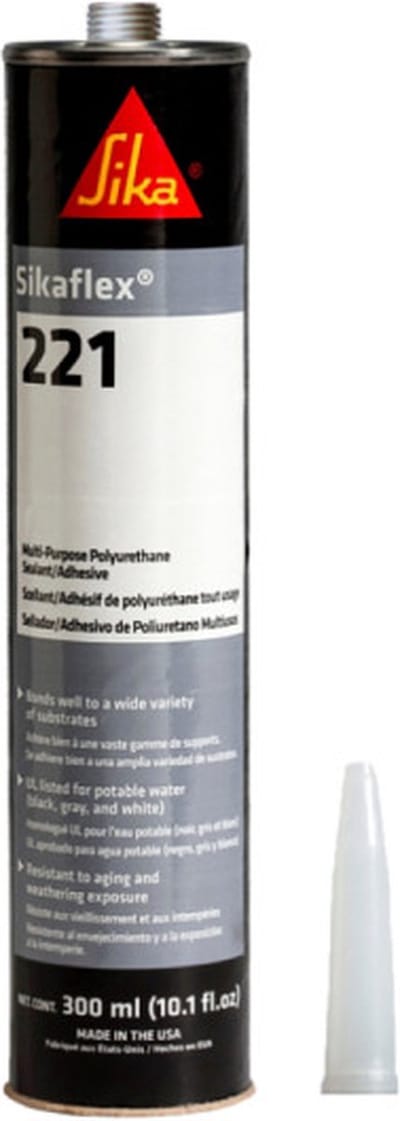 Sika 925222100 Sikaflex PU Lijmkit - Zwart - Patroon - 300ml