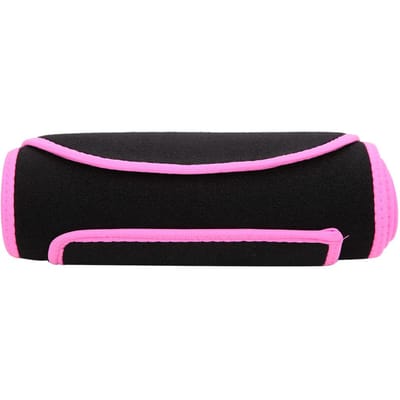 Support de Taille Compression Minceur Transpiration Sculptant le Corps Ceinture Abdominale Équipement de Protection pour Yoga Fitness black