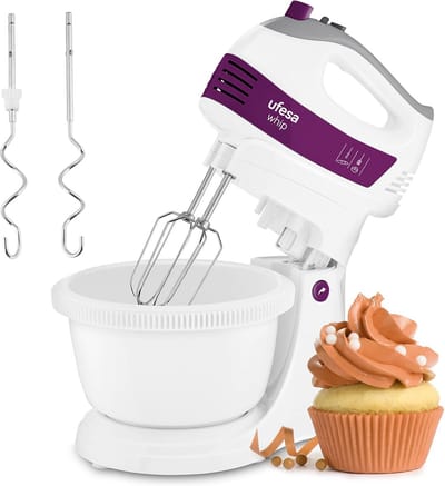 Mixer Kneedmachine met Roterende Kom, 400W, 5 Snelheden + Turbo