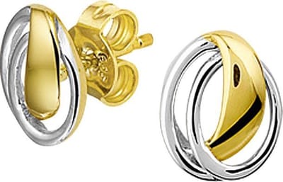 Huiscollectie Gouden Bicolor Oorknoppen 4018294