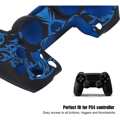 Zachte Siliconen Case Grip Shell Cover voor Controller Rood blauw