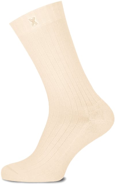 XPOOOS - Essential Den Bosch Unisex bamboe Sokken - Badstof zool - Maat 35/38 - Cream