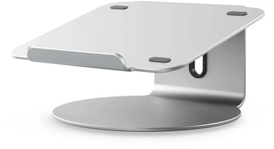 Alogic Elite 360 Laptop Stand – 360-graden Rotatie – Compact en Draagbaar – Hoogwaardig Aluminium voor Duurzaamheid - Grijs