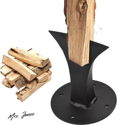 Mrs. Jones Houtklover Kleine Stalen Siliconen - Handmatige Houtklover Wig voor Hout Zware Brandhoutkliever Gemakkelijke Draagbaarheid .