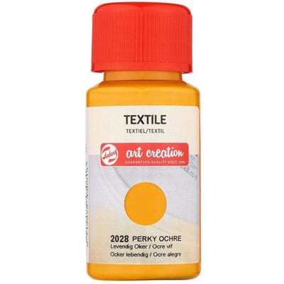 Peinture pour textile - ocre vif - Talens Art Creation - 50ml